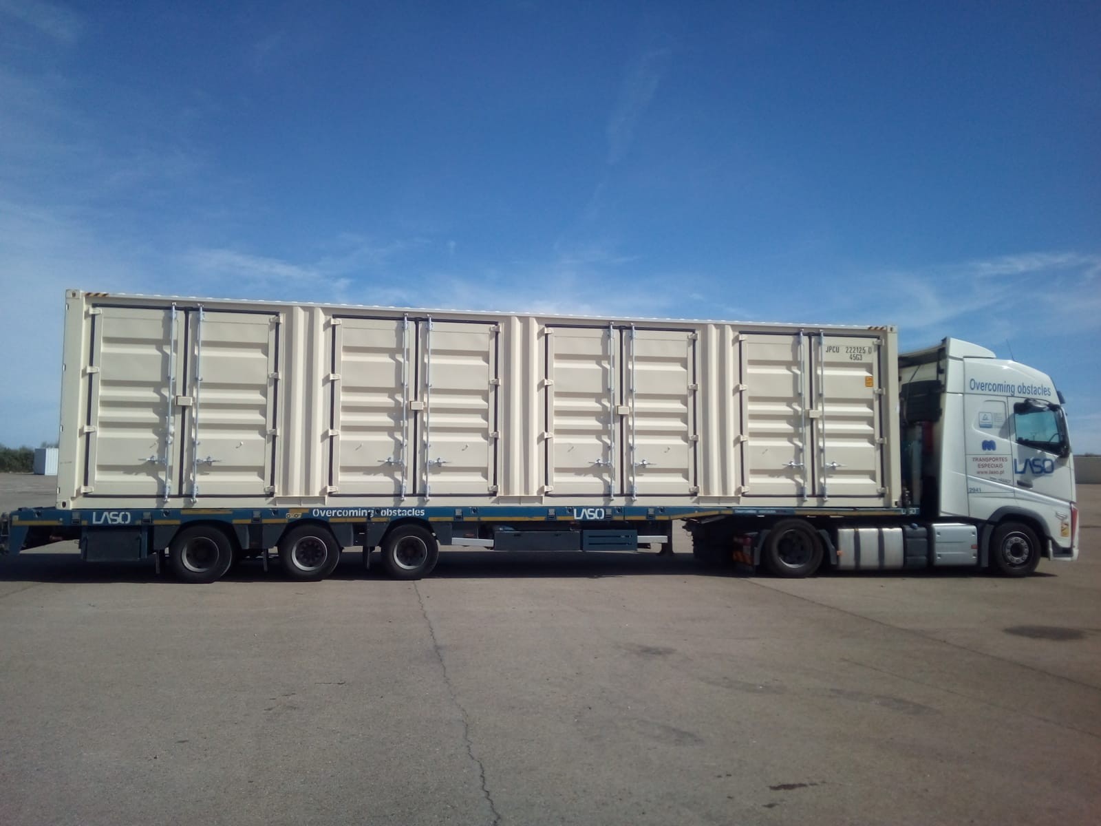 Contentor 40HQ com 5 portas 12m